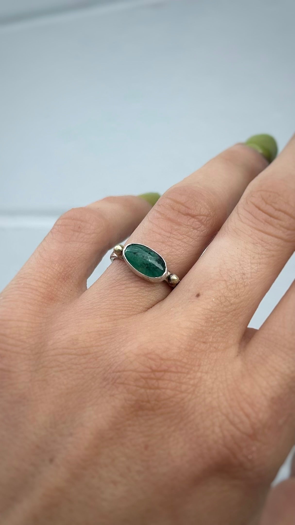 Custom NC Emerald ring for Laura *final payment*