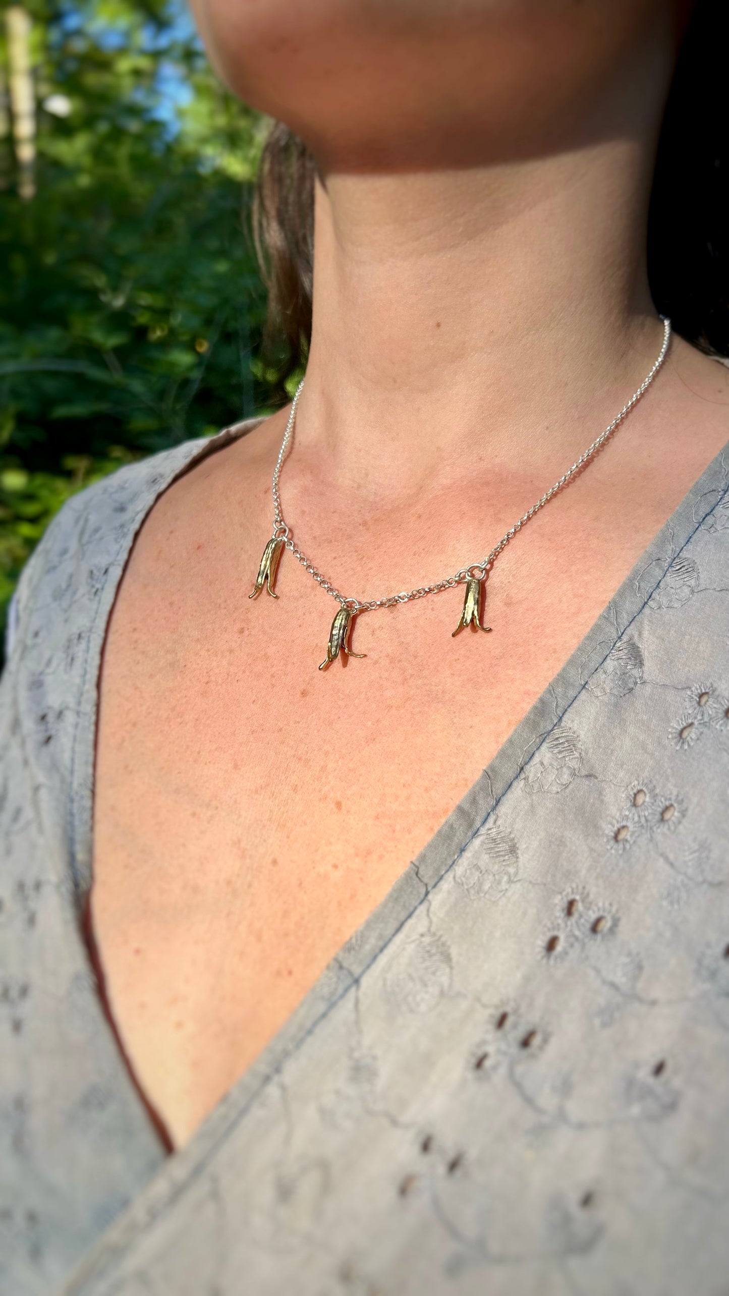 Evening Primrose Drop Necklace