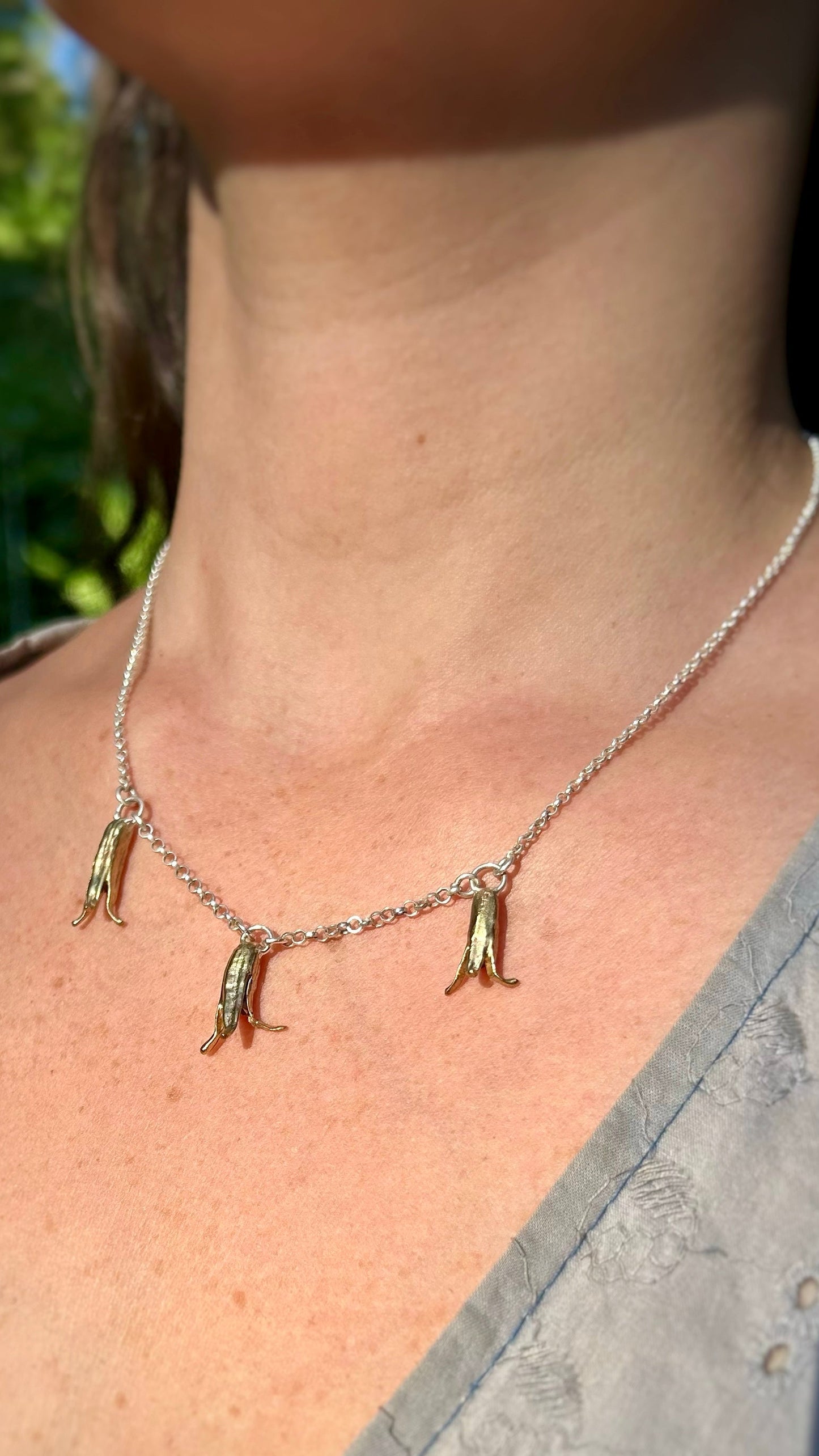 Evening Primrose Drop Necklace