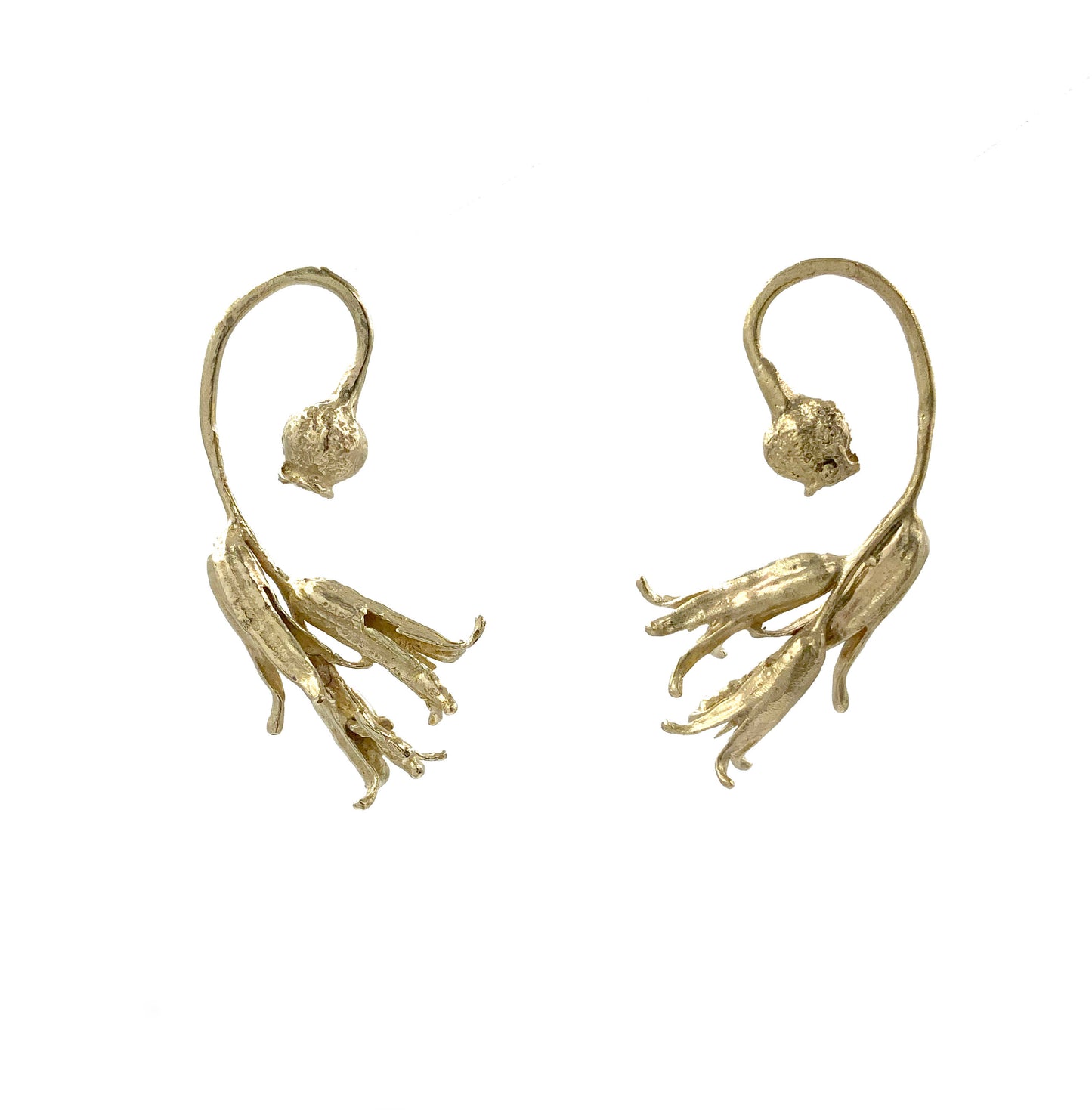 Eden Earrings, Bronze