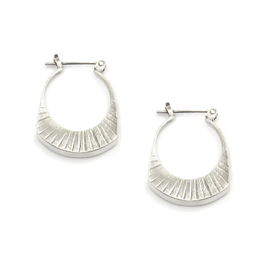Rise Hoops, Silver